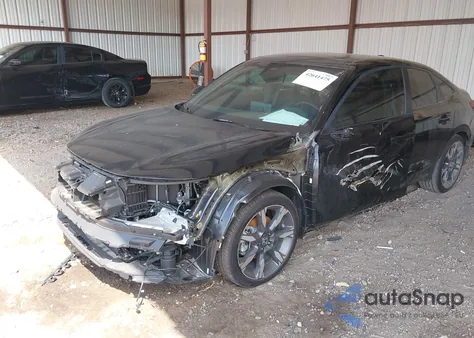 2025 Honda Civic Hybrid Sport/Sport Touring из США, поврежденный, VIN 2HGFE4F84SH314279